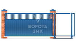 Раздвижные ворота 2200×3000 ЗМК-7092