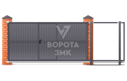 Ворота откатные 6000×2600 6 метров ЗМК-8029