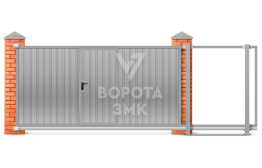 Ворота откатные 2800×2000 ЗМК-7494