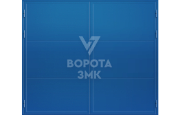 Промышленные распашные ворота из сэндвич панелей 3500×4000 ЗМК-4982