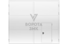 Секционные ворота 3000×2500 ЗМК-4969