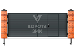 Ворота распашные Алютех Prestige 3000×2000 ЗМК-9694