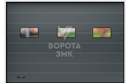 Секционные ворота Alutech промышленные 2500×5000 ЗМК-3824