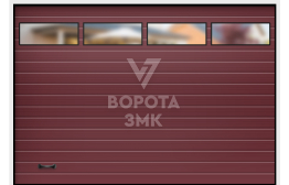 Ворота секционные торсионные 2500×2500 ЗМК-3332