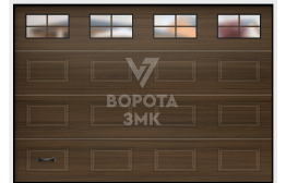 Секционные подъемные ворота Дорхан 2250×3000 ЗМК-2913